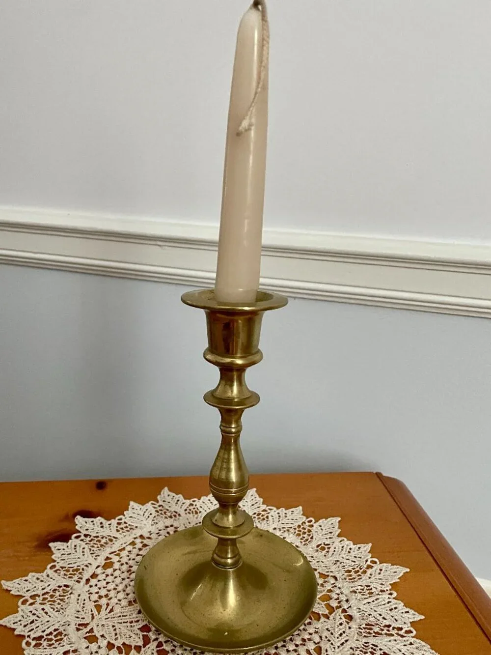 Brass candlestick, Vintage